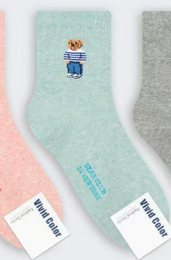 Spring Bears Socks