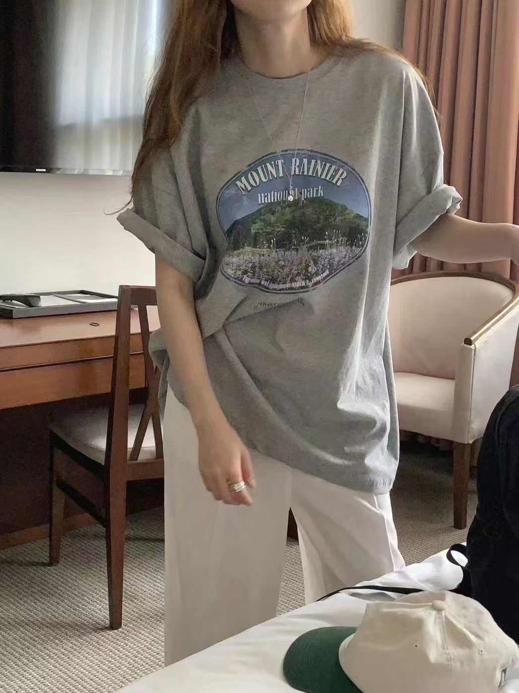 Relaxed Fit Scenic Graphic Tee