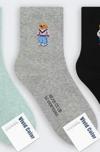Spring Bears Socks