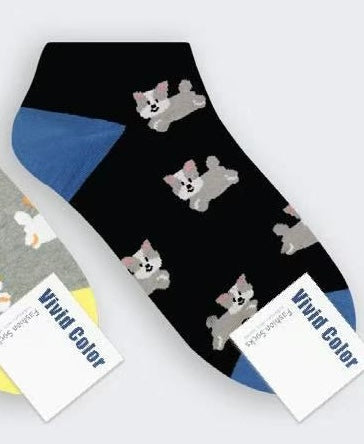 Puffy Friends Socks