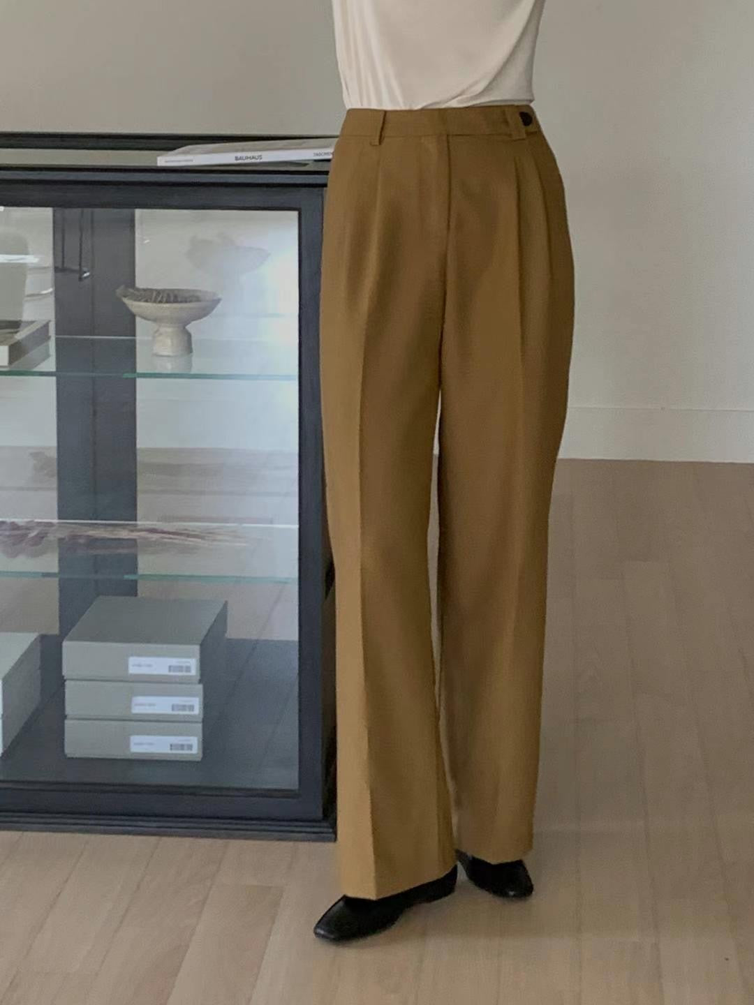 Straight-Leg Trousers