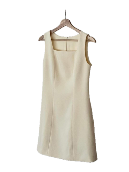 Structured Knit Sleeveless Dress