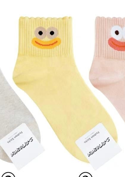 Picot Monster middle socks