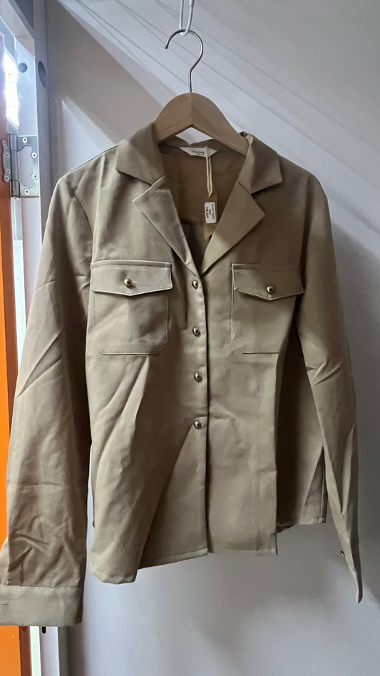 Structured Cotton Utility Shirt