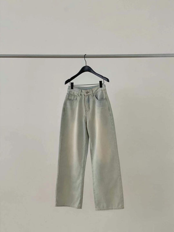 High Rise Relaxed Denim Pant